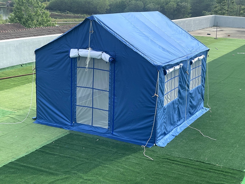 3.7 * 3.2 meter disaster relief tent single/cotton