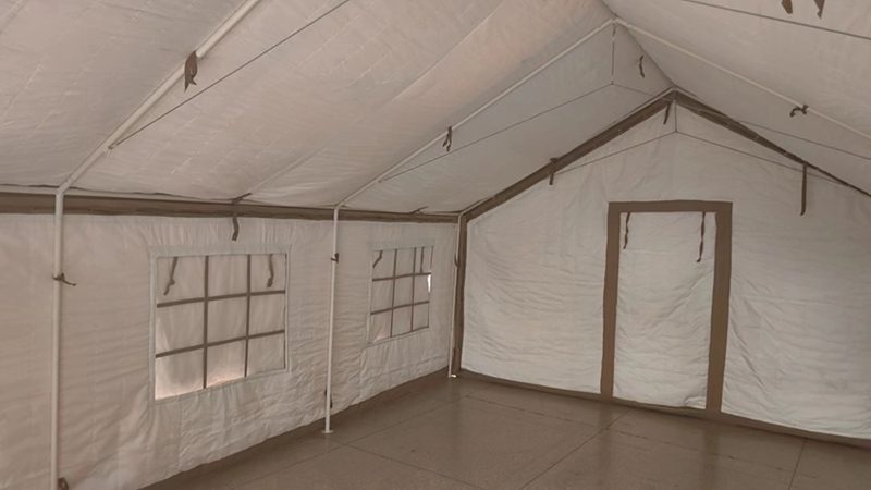 6 * 4 meter khaki tent