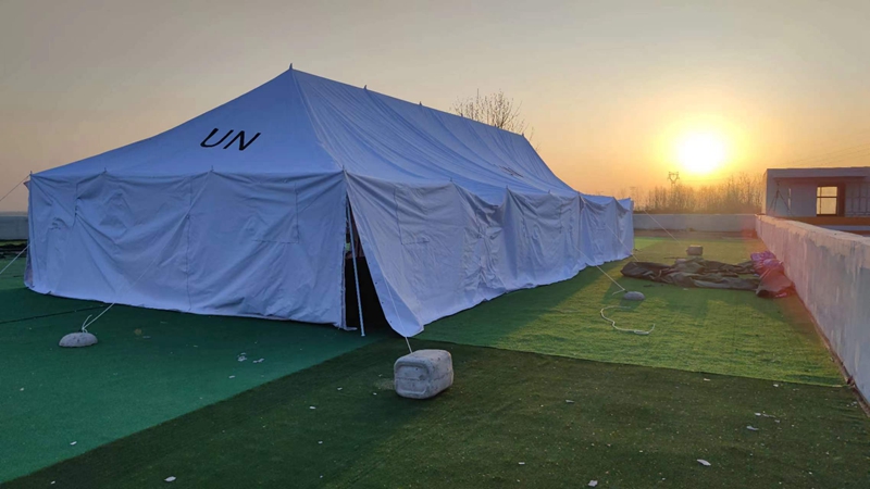 UN pole tent